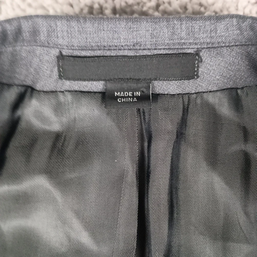 Paul Betenly 44R 38W Mens Grey Wool Vantage Water Resistant 2 Piece Suit